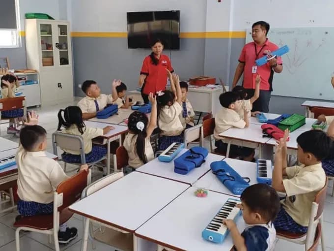 Dokumentasi sekolah: Belajar mengenal irama dan gerak