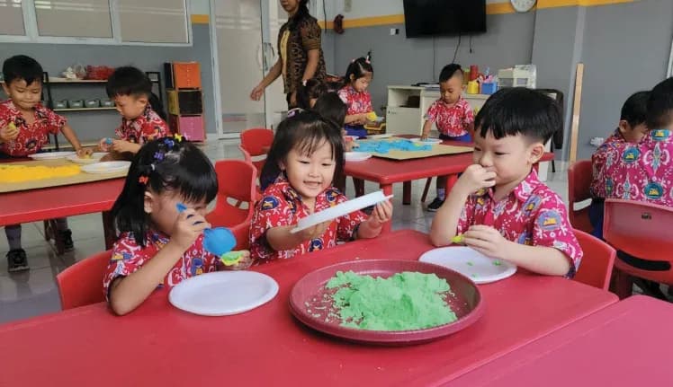 Dokumentasi sekolah: Mencoba, merasakan, dan bergerak