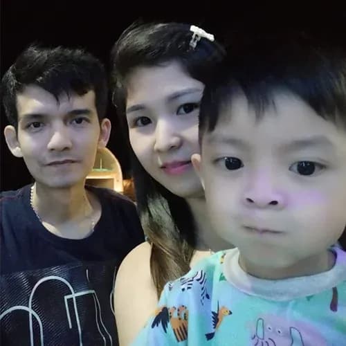 Keluarga Keyvaro, orang tua siswa TK Kasih Baptist