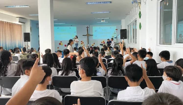 Dokumentasi sekolah: Merayakan kasih dalam Paskah