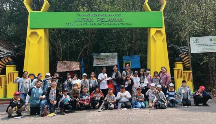 Dokumentasi sekolah: Mengenal ekosistem Hutan Pelawan
